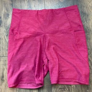 Pink bike shorts